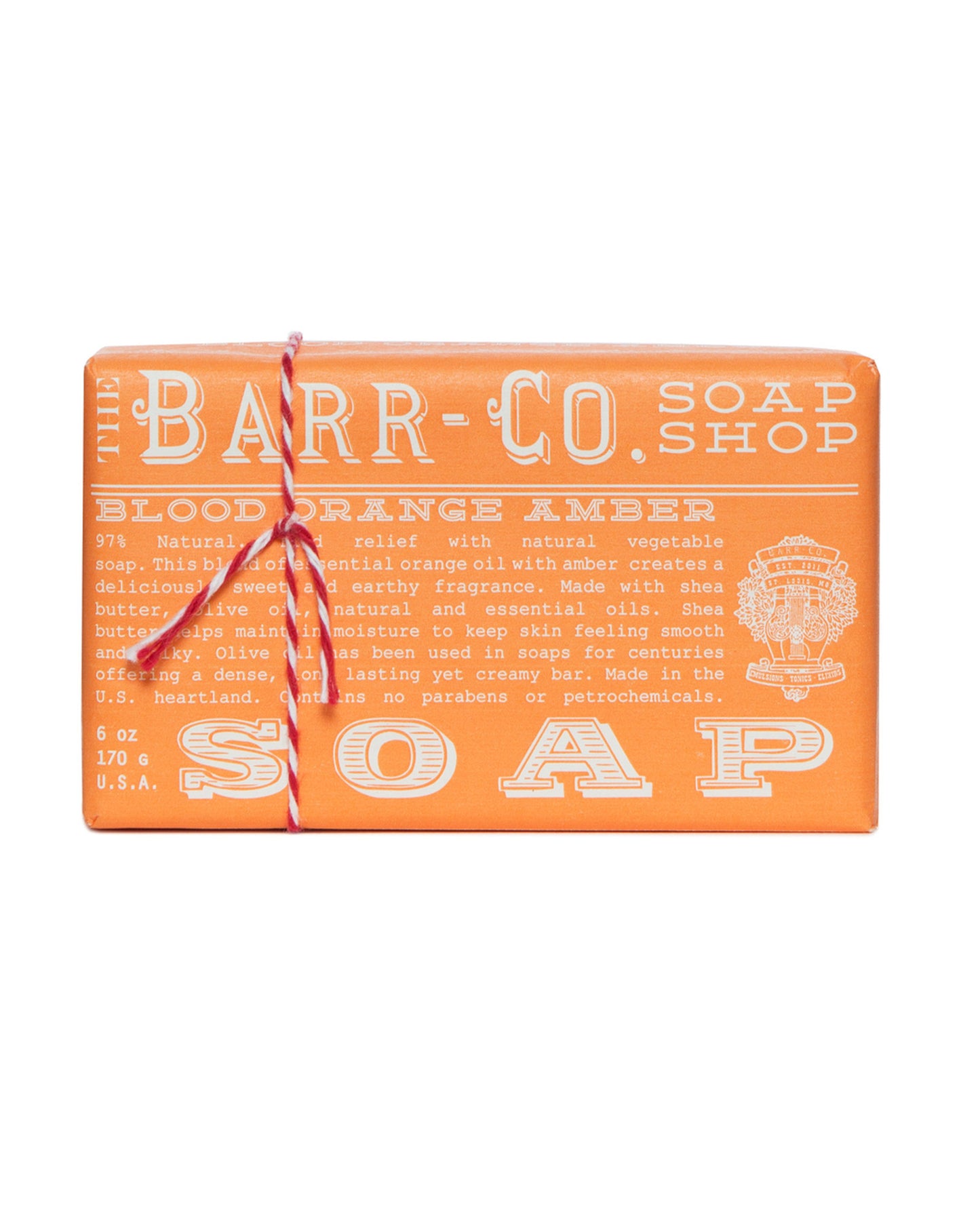 Barr-Co. Blood Orange Amber Soap
