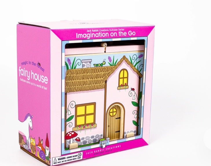 Jack Rabbit Fairy House Suitcase