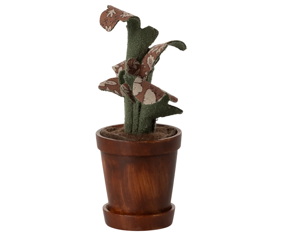 Maileg Flower Pot with Plant, Miniature