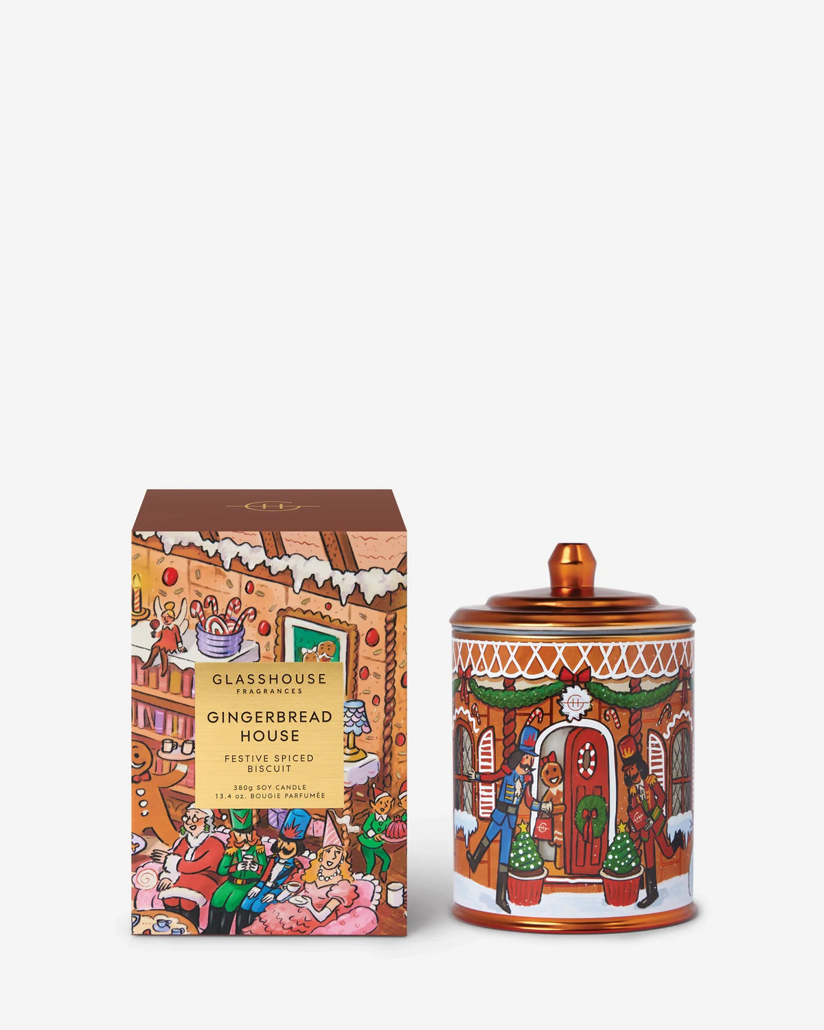 Glasshouse Gingerbread House Candle