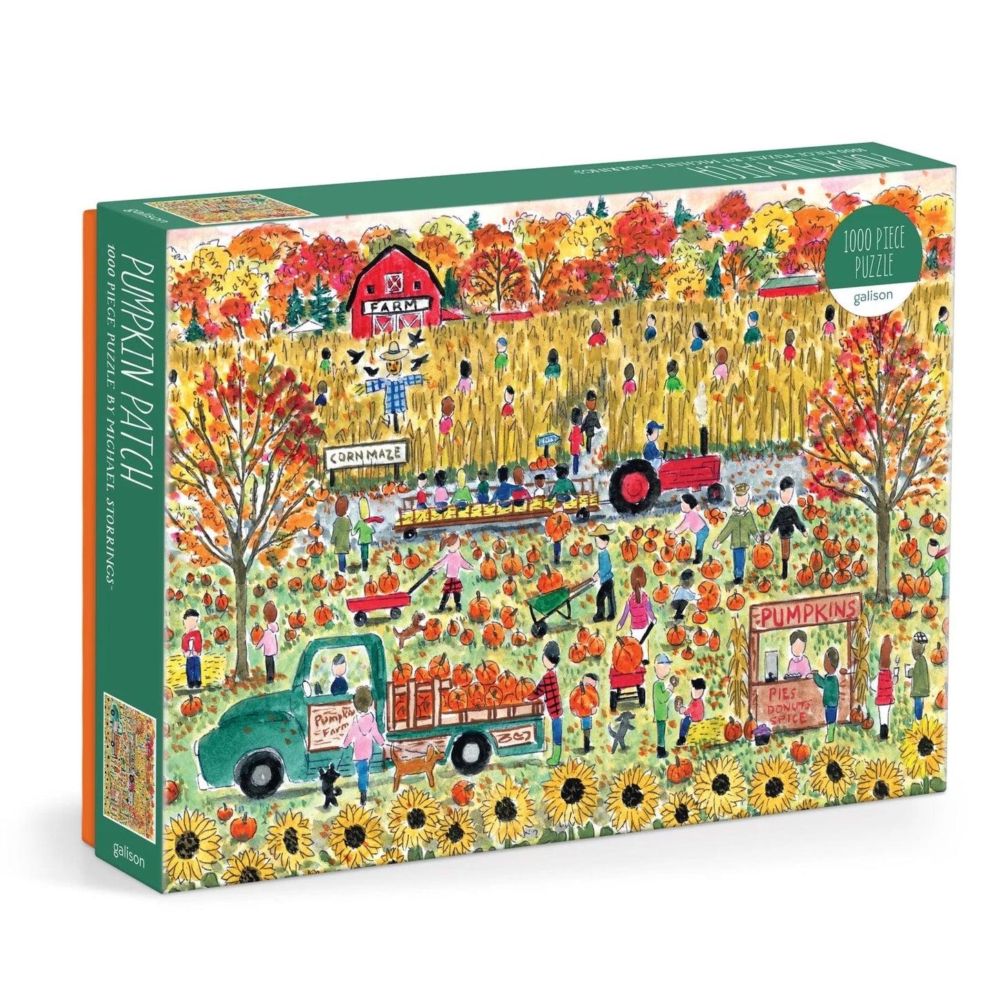 Pumpkin Patch Jigsaw Puzzle By Michael Storrings