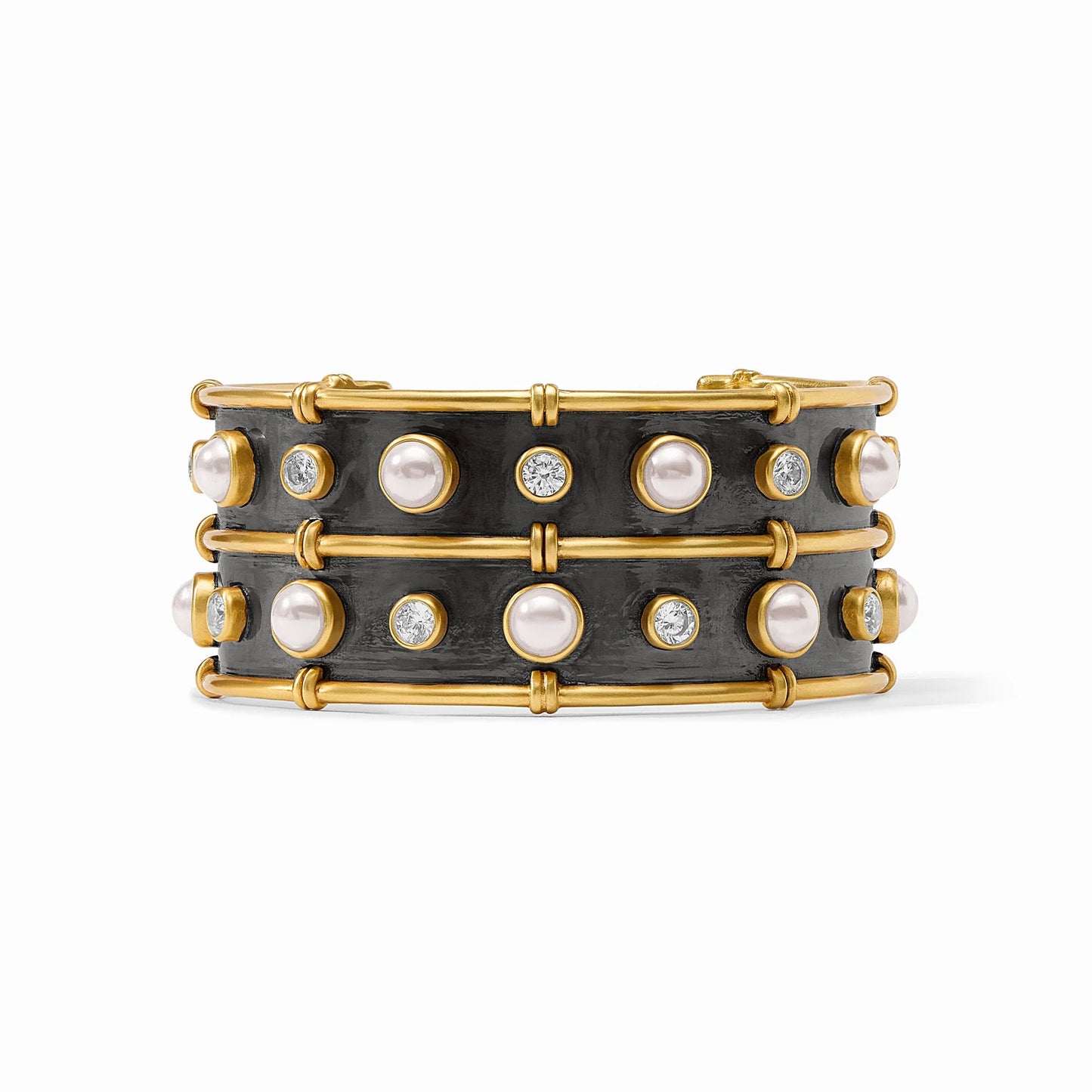 Tribeca Cuff Cubic Zirconia & Pearl