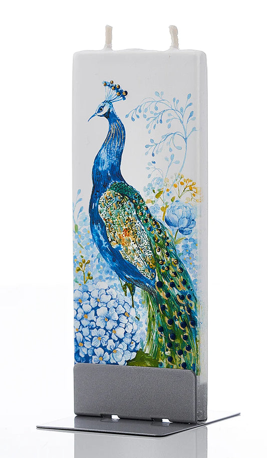 Flatzy Peacock Candle