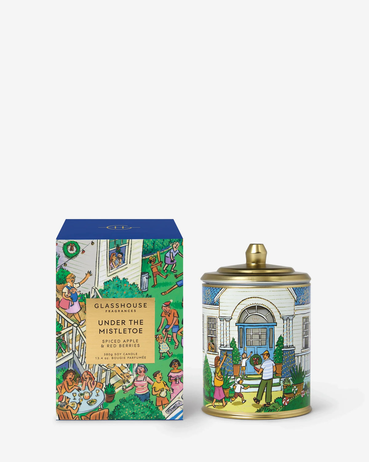 Glasshouse Under The Mistletoe Candle