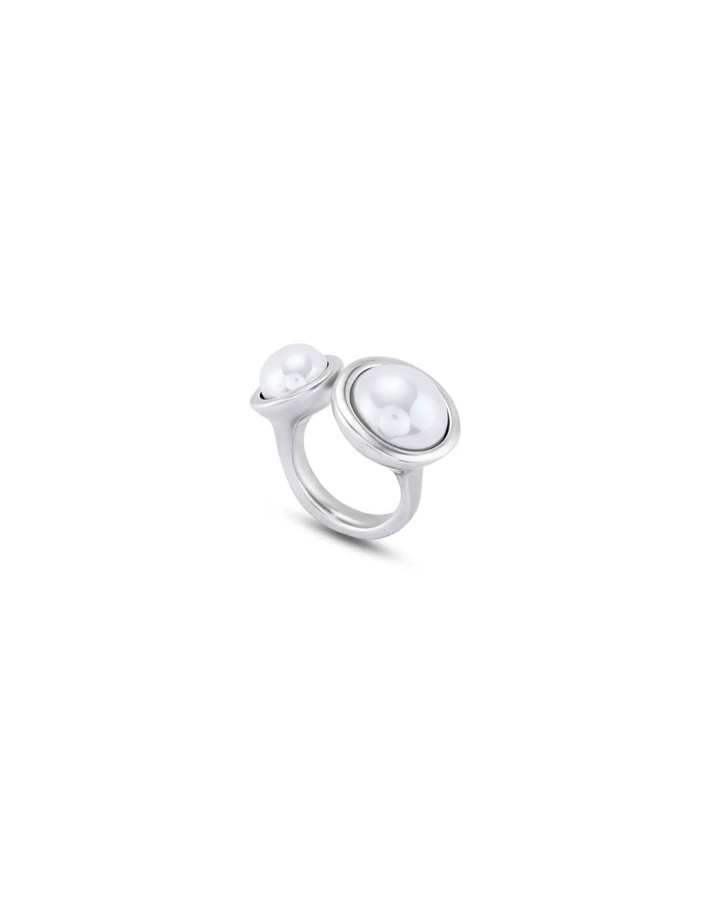 Uno Ring With Pearls