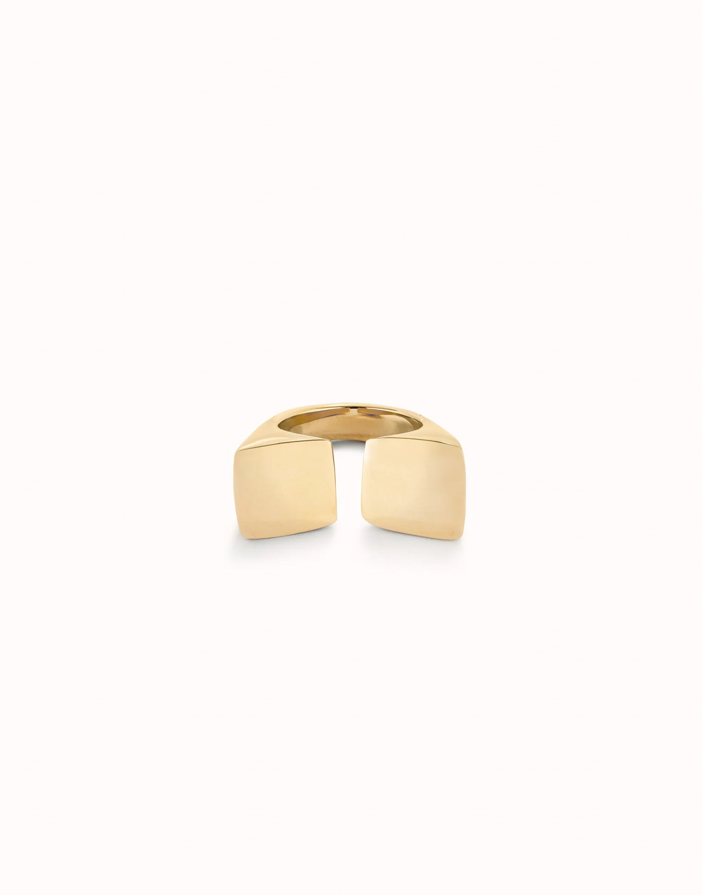 Uno Square Shape Open Ring