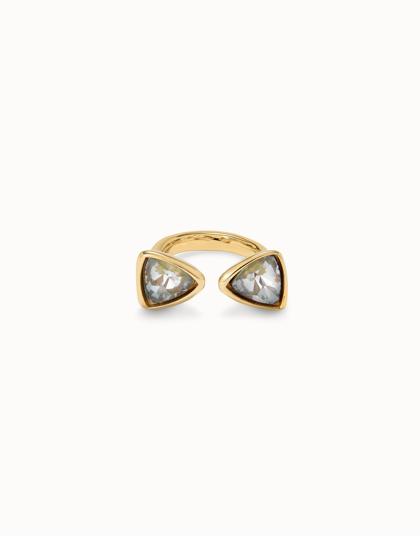 Uno Triangular Ring With Two Crystals