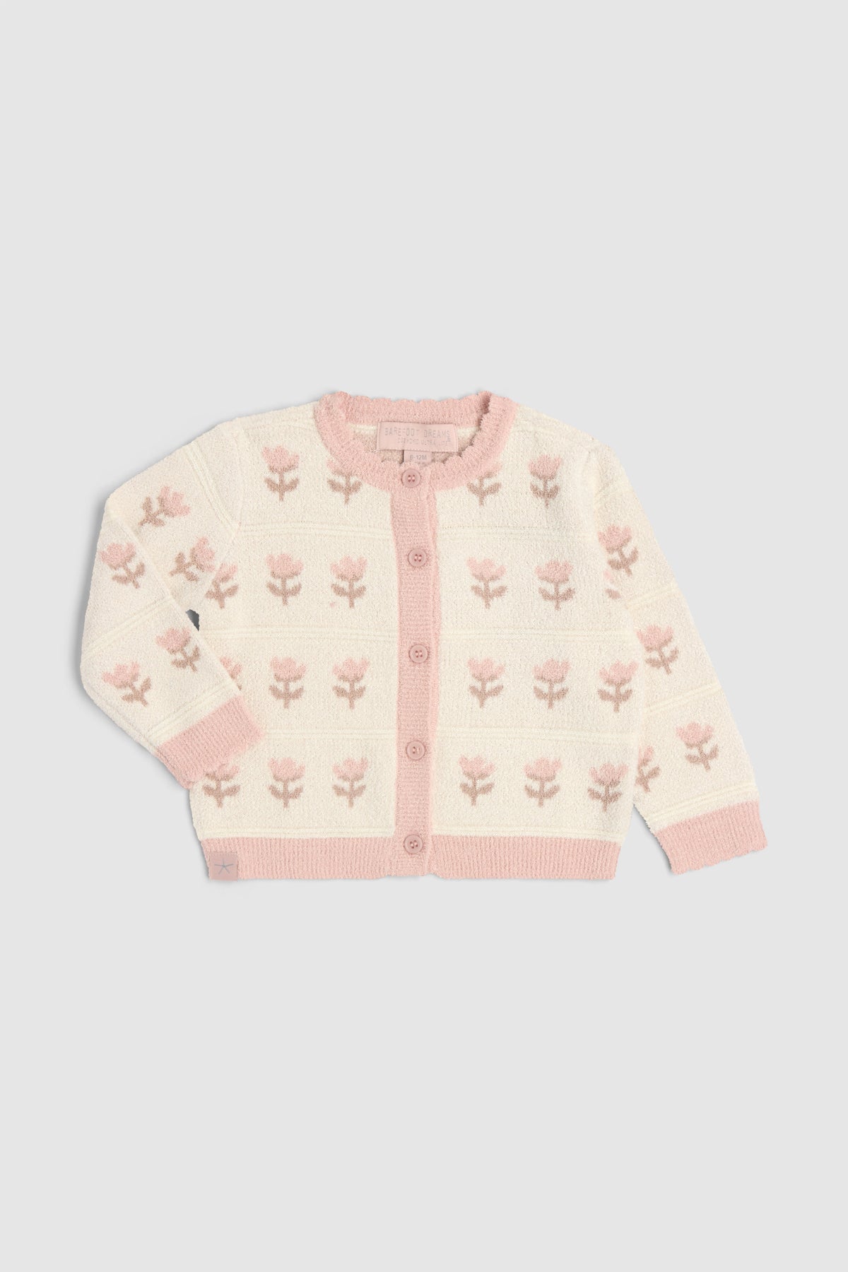 CCUL Baby Wildflower Cardigan - Cream Multi