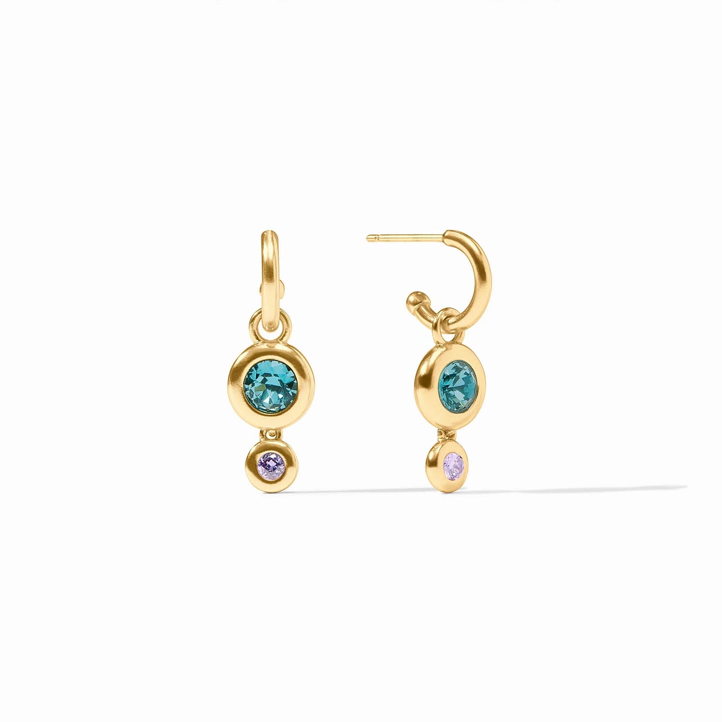 Rainbow Duo Hoop Earring