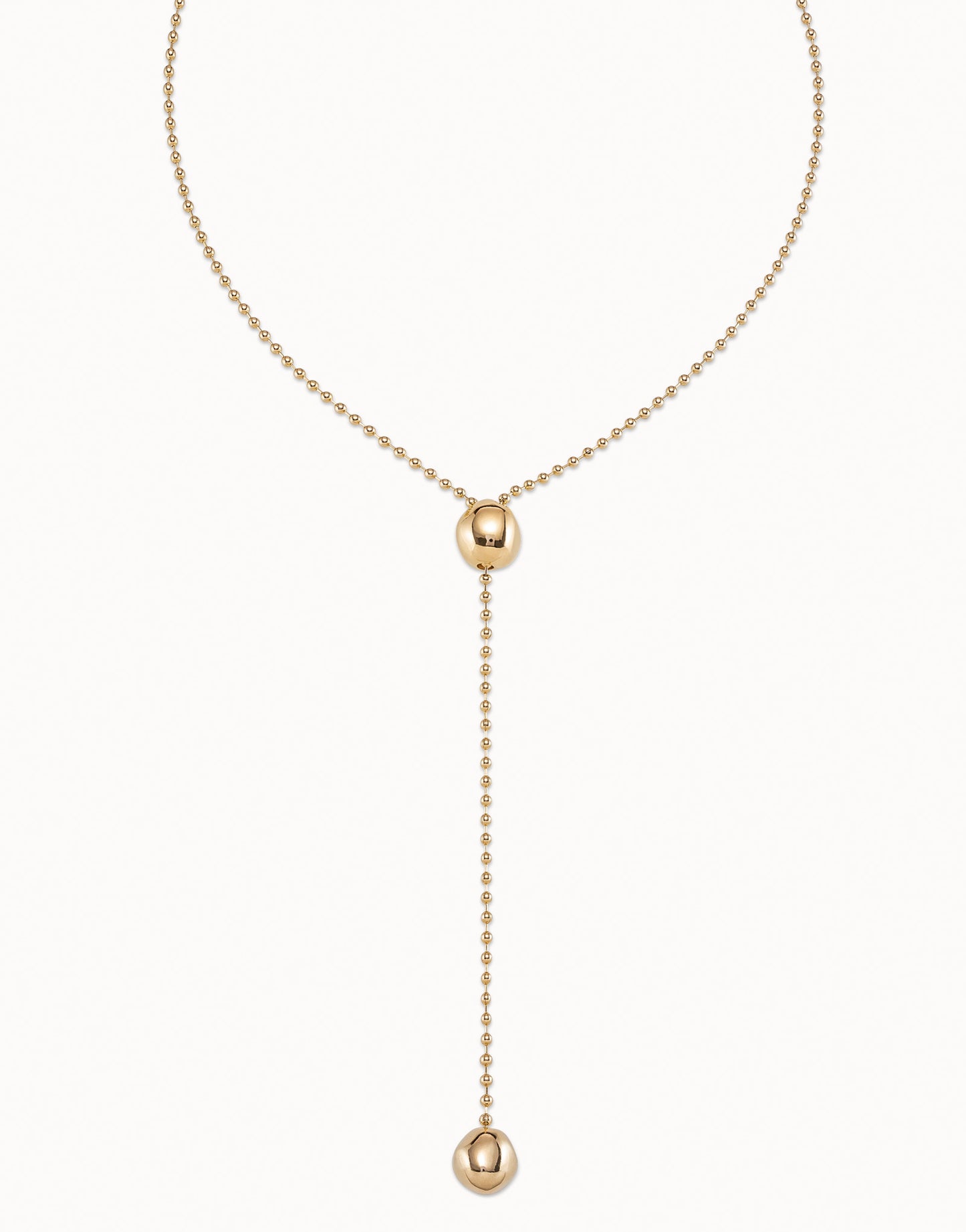 Uno Long Adjustable Chain Necklace