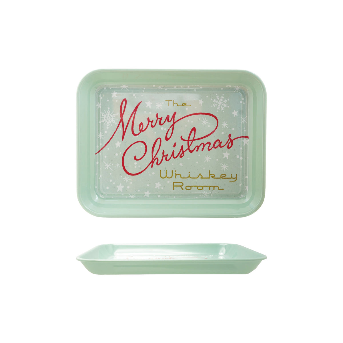 Holiday Whiskey Room Tray