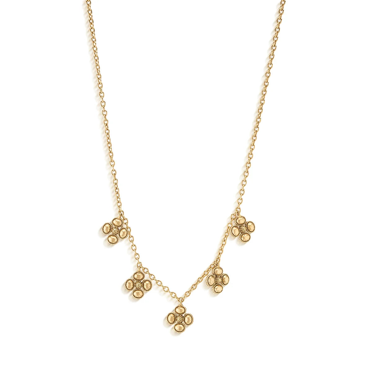 Capucine De Wulf Clover Multi Station Necklace