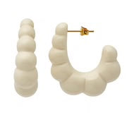 Lucas Jack Ivory Resin Earrings