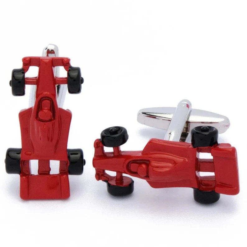 Red Race Car Cufflinks