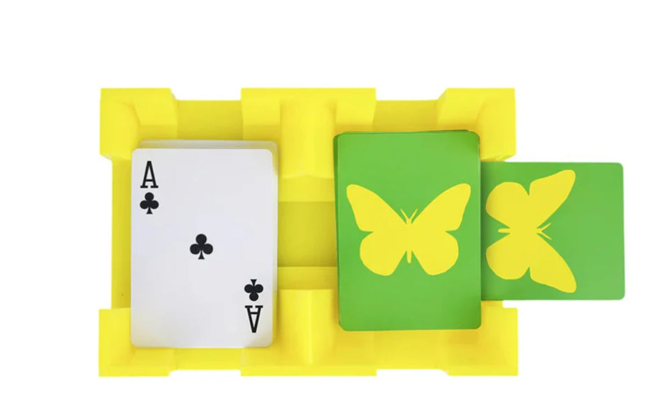 Canasta Spinner Tray Yellow