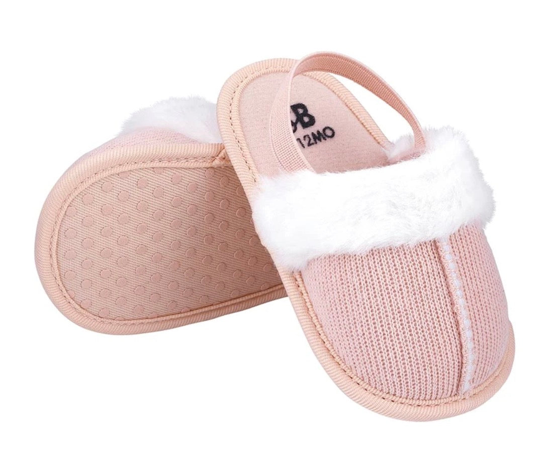 Fur Baby Slipper pink 6-12 months