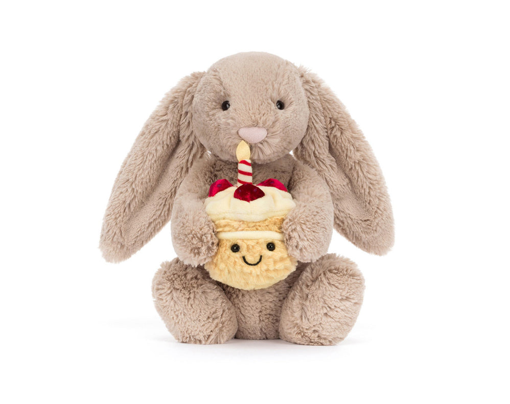 Bashful Beige Bunny ‘Birthday’