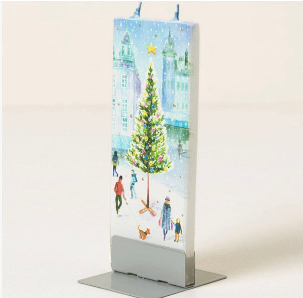 Flatyz Candle Christmas in the City Ice rink and Tree