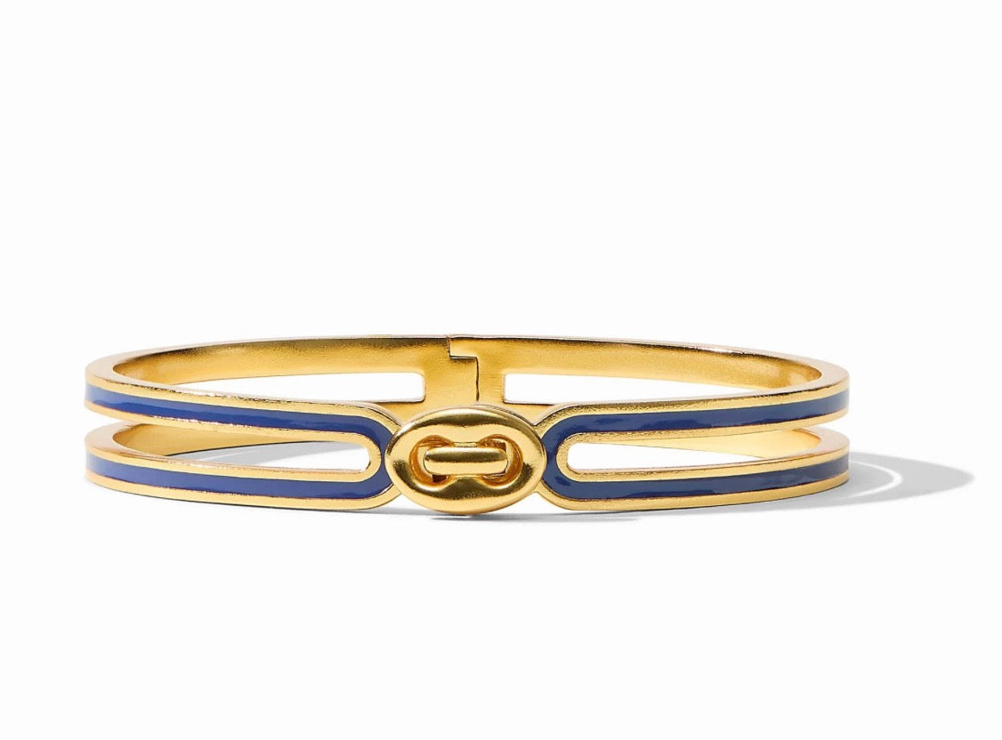 Julie Vos Laguna Enamel Hinge Bangle