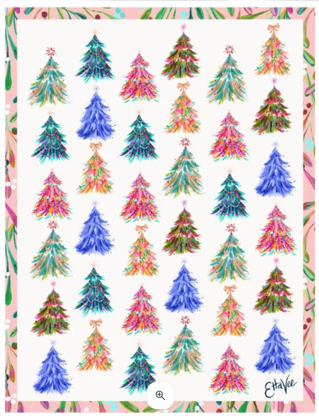 Spruce & Berries Double Sided Tea Towel