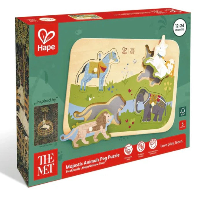 Majestic Animals Peg Puzzle