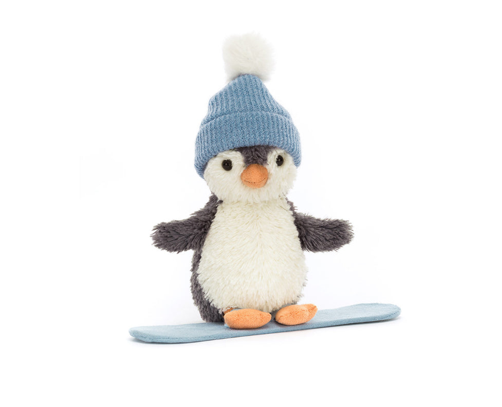 Jellycat Peanut Penguin Snowboarding