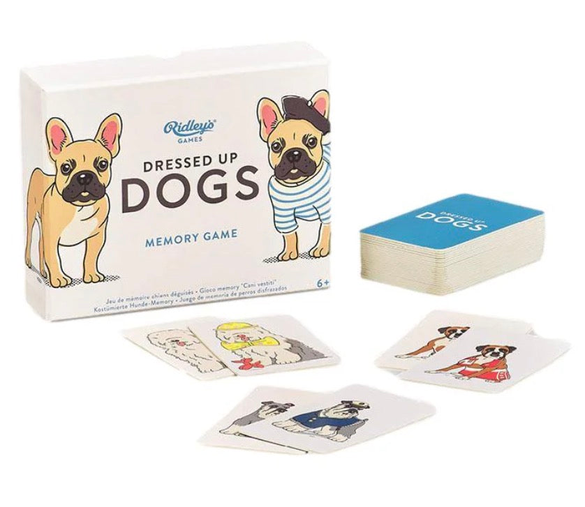 Memory Game Dressed Up Dogs