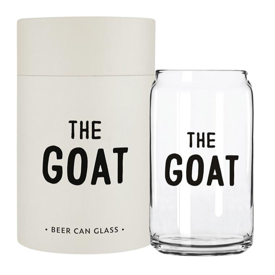 The Goat Beer Can Glass
