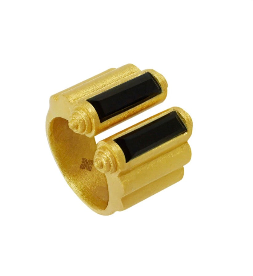Betty Carry Karam Ring Black Onyx