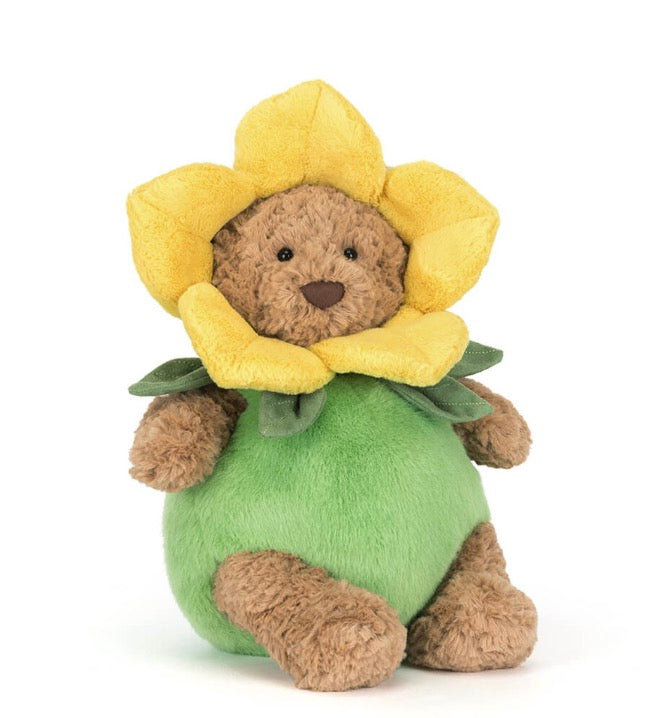 Jellycat Bartholomew Bear Daffodil Outfit