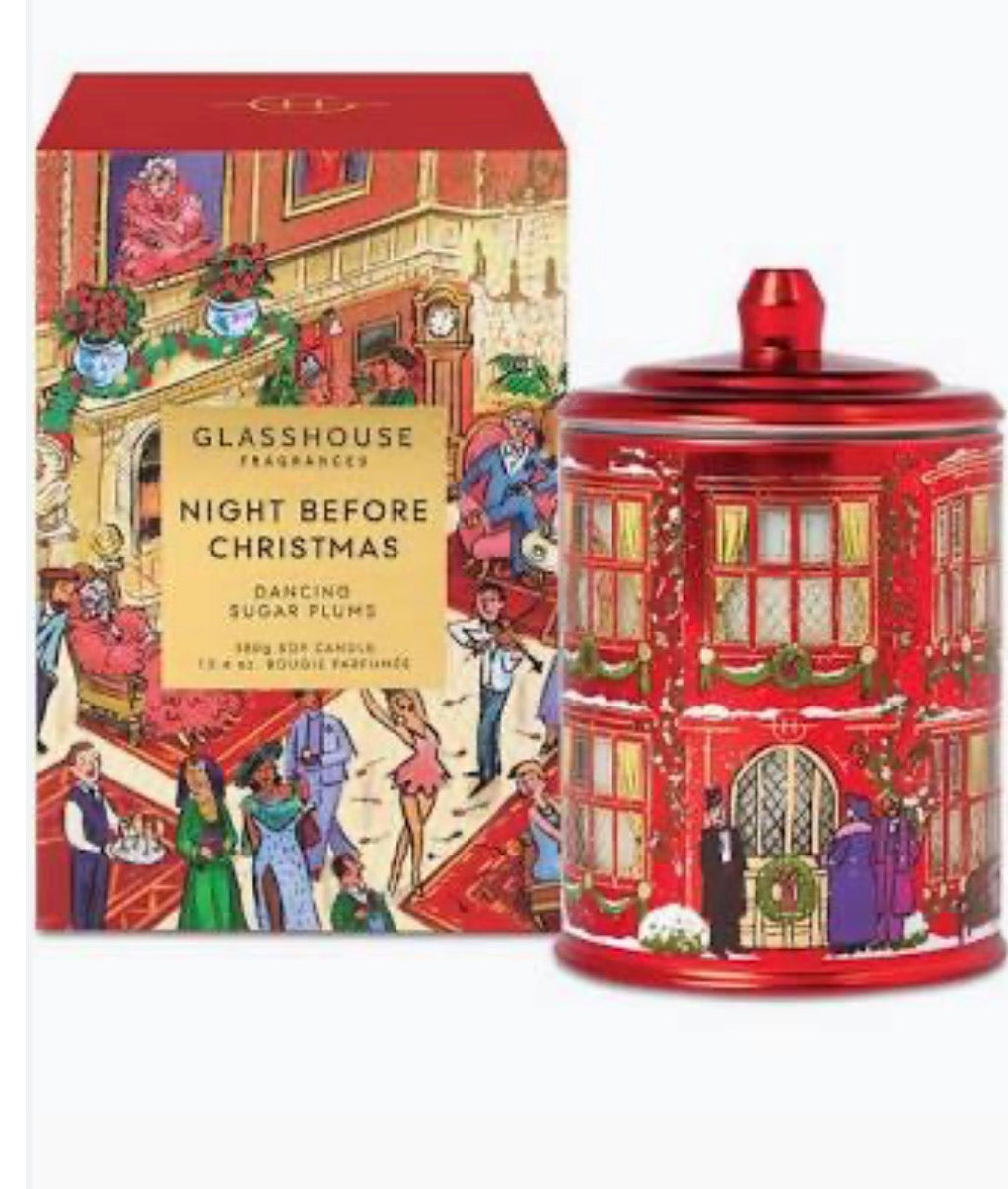 Glasshouse Night Before Christmas Candle
