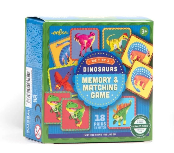 Dinosaur memory & matching game
