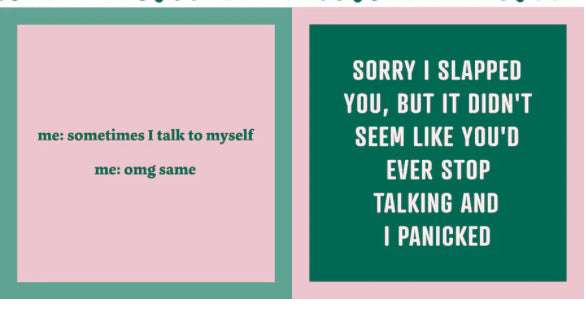 Talk To Myself Napkin