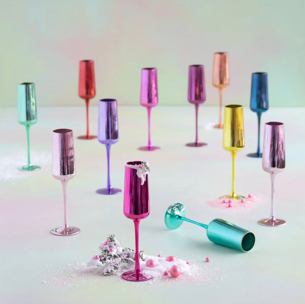 Rainbow Reflective Flute