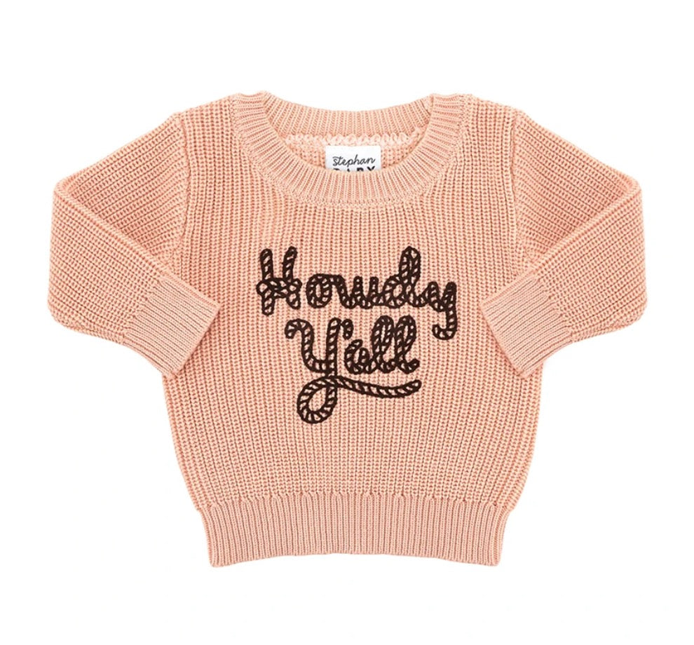 Howdy Y’All Baby Sweater