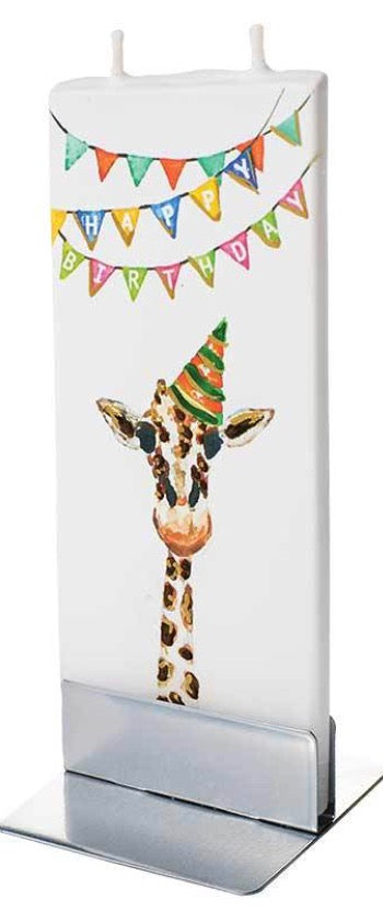 Flatyz Candle Happy Birthday Giraffe