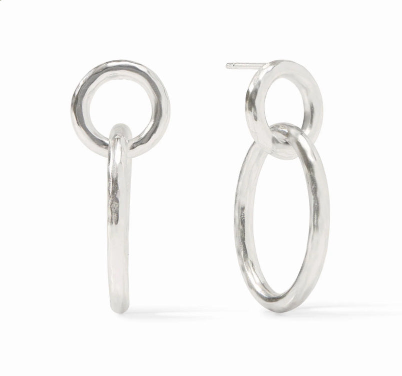 Julie Vos Catalina Link Earring Silver
