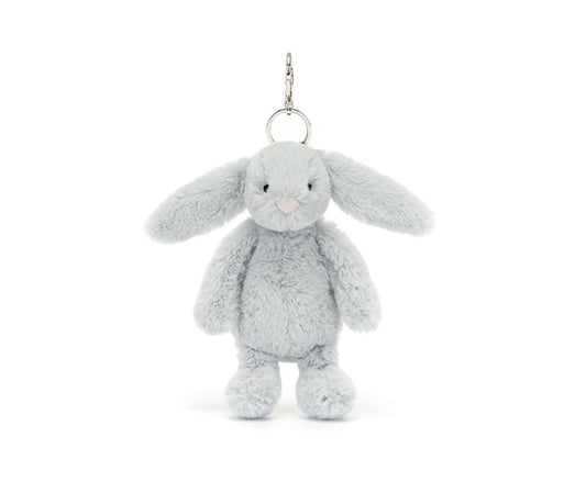 Jellycat Bashful Silver Bunny Bag Charm
