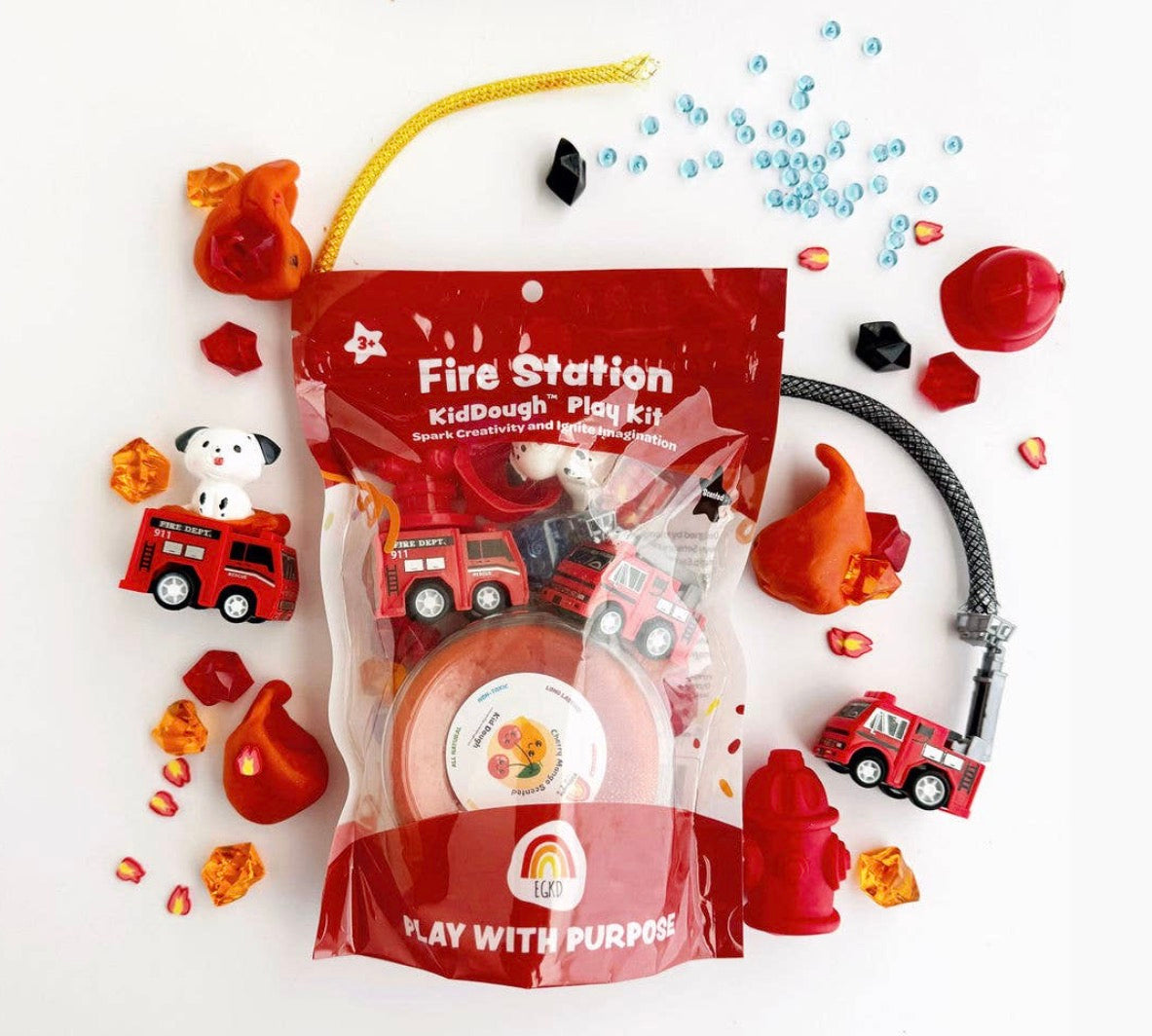 Fire Station KidDough Play Kit
