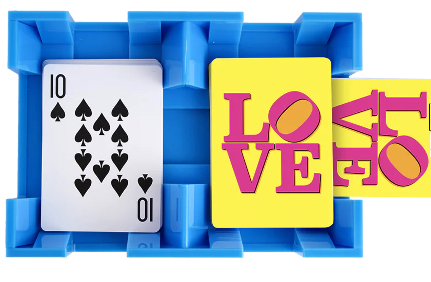 Canasta Spinner Tray Blue