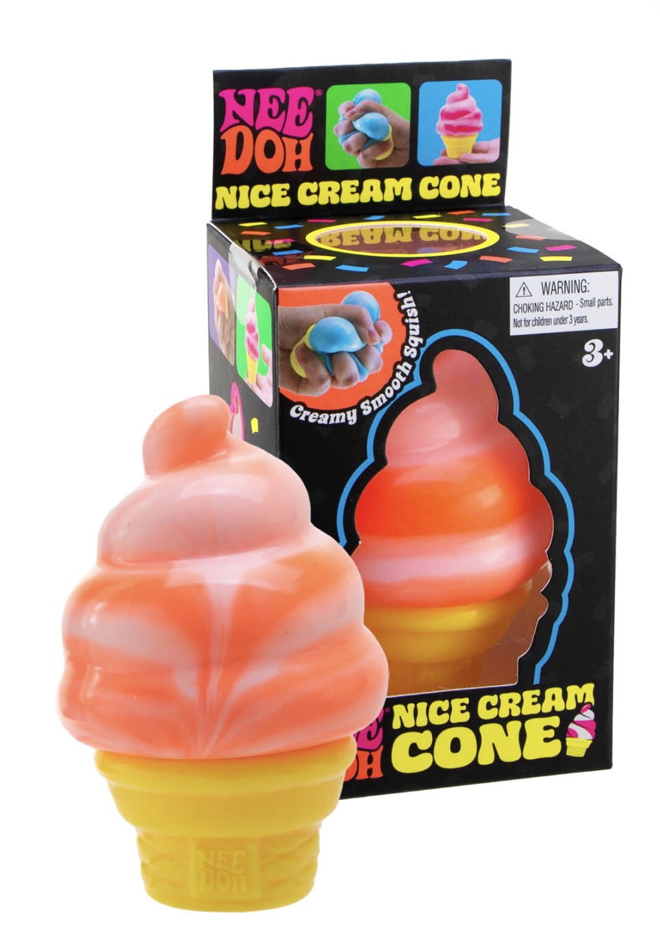 Needoh Nice Cream Cone Assorted Colors