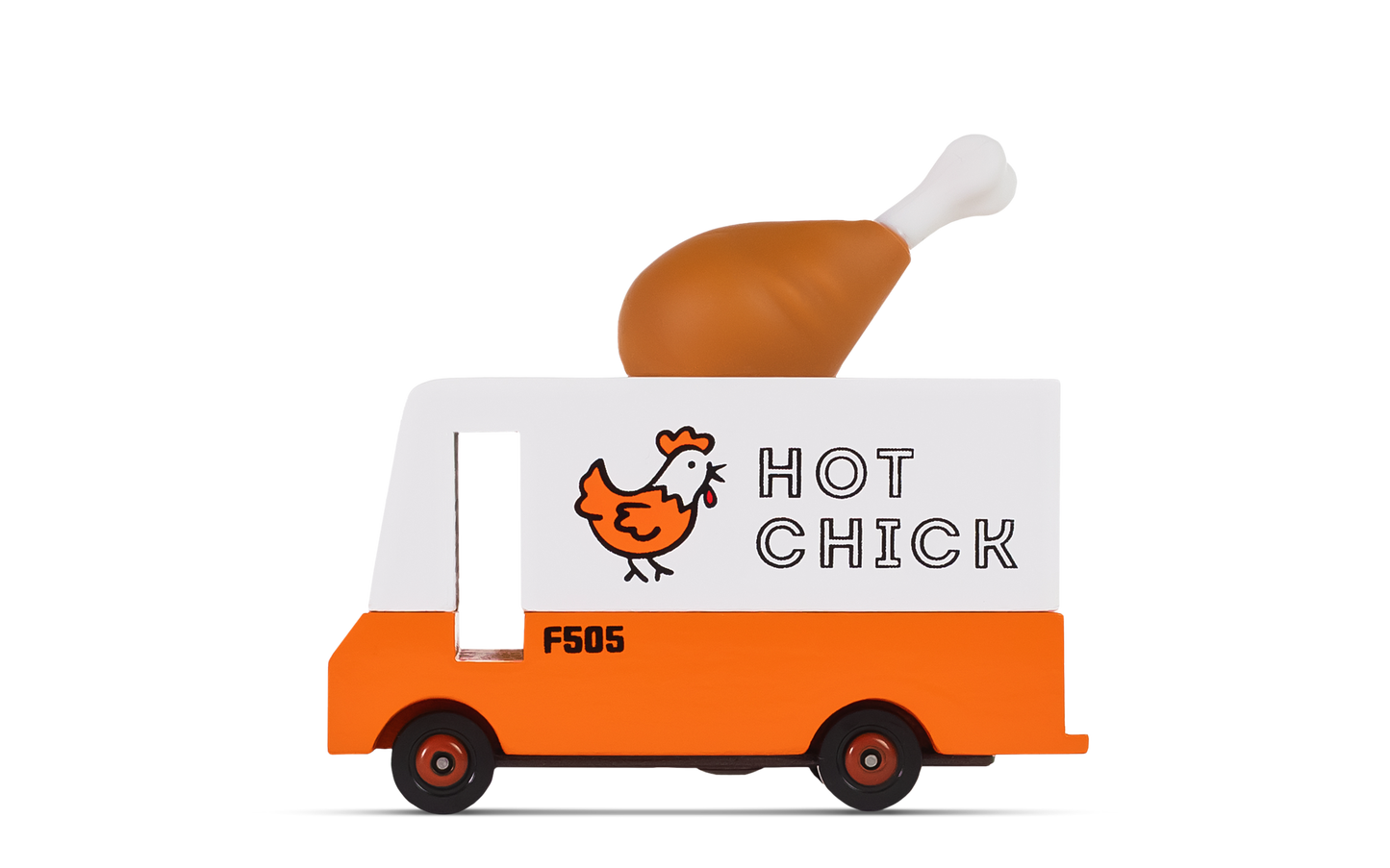 Candylab Fried Chicken Van wooden toy car