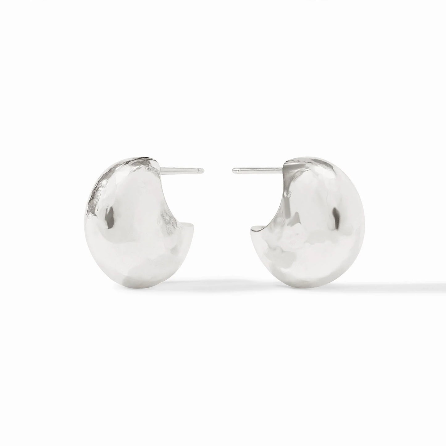 Julie Vos Solara Hoop Earrings Silver