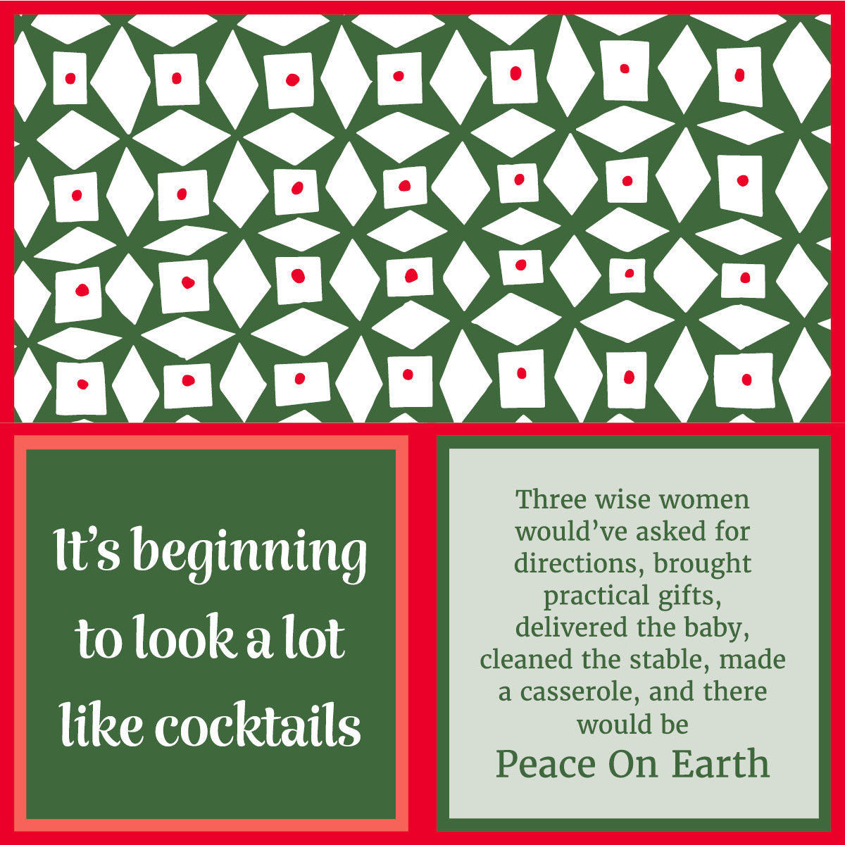 Xmas Peace on Earth Napkin