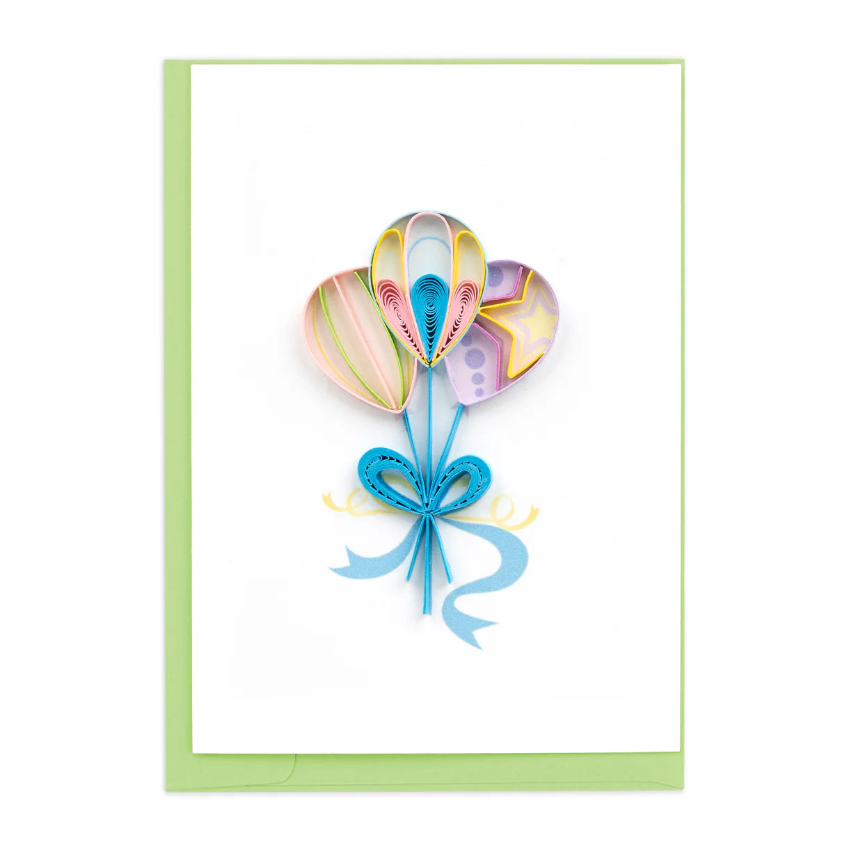 Quilling Card Mini Colorful Balloons