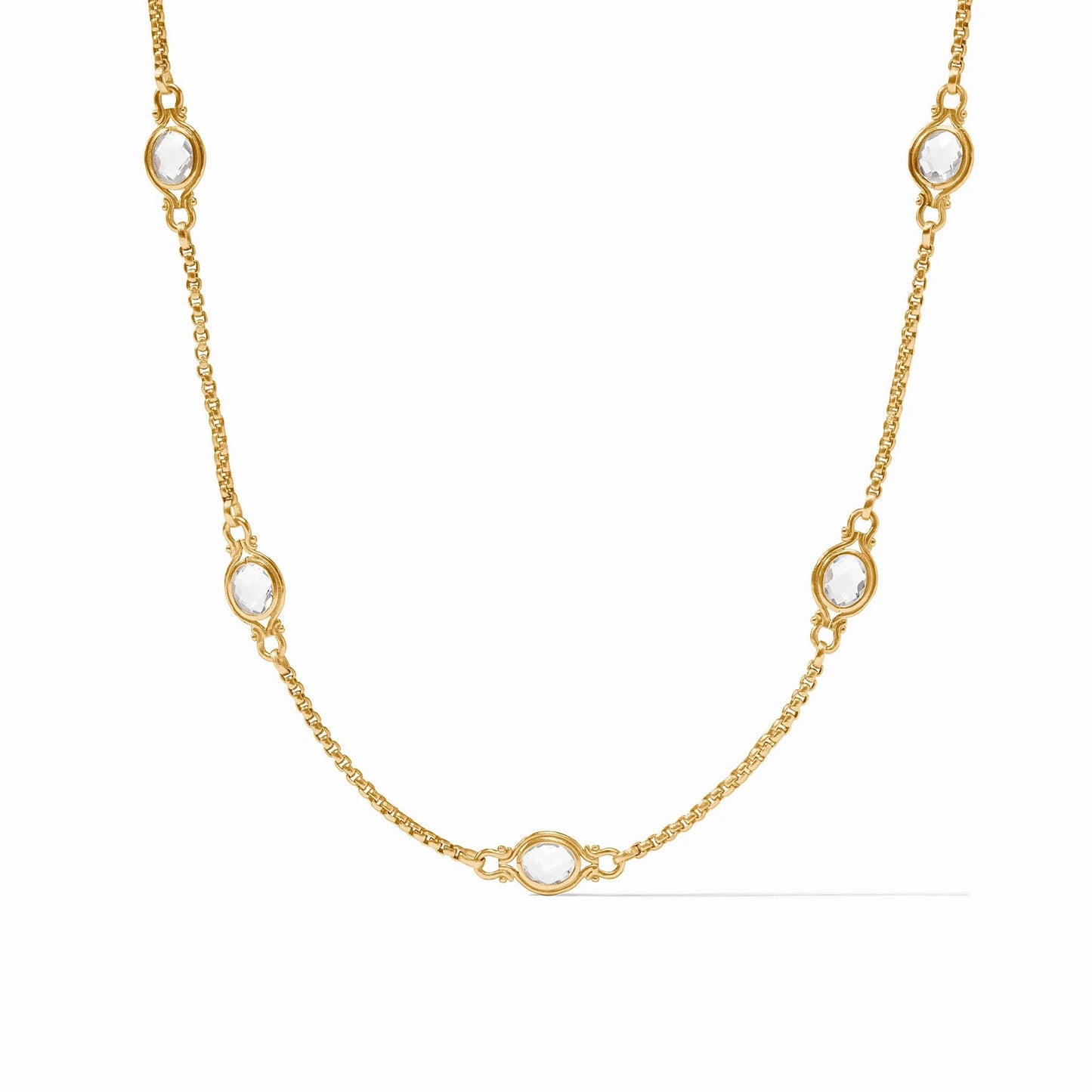 Julie Vos Saratoga Stone Station Necklace