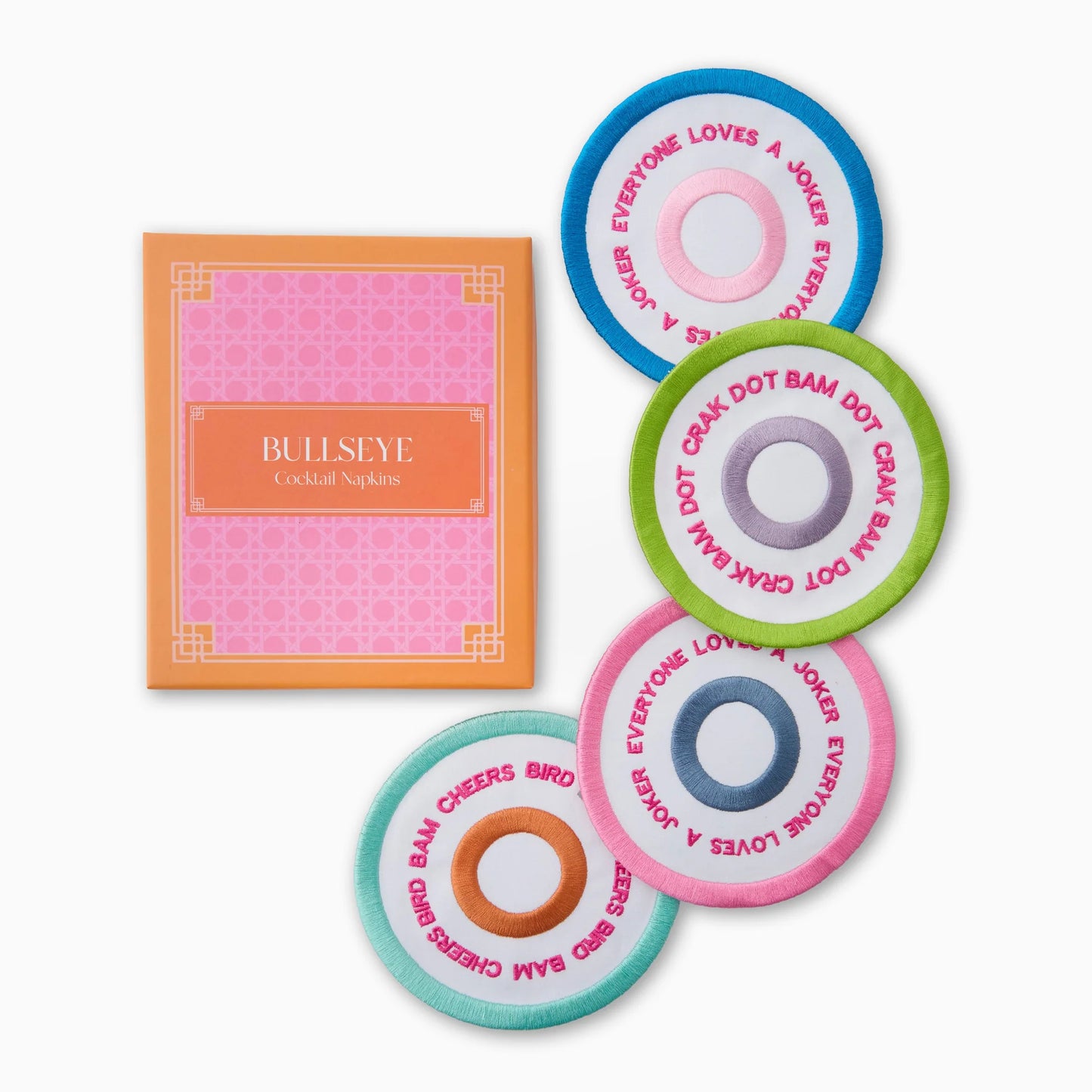 Oh My Mahjong Bullseye Cocktail Napkins