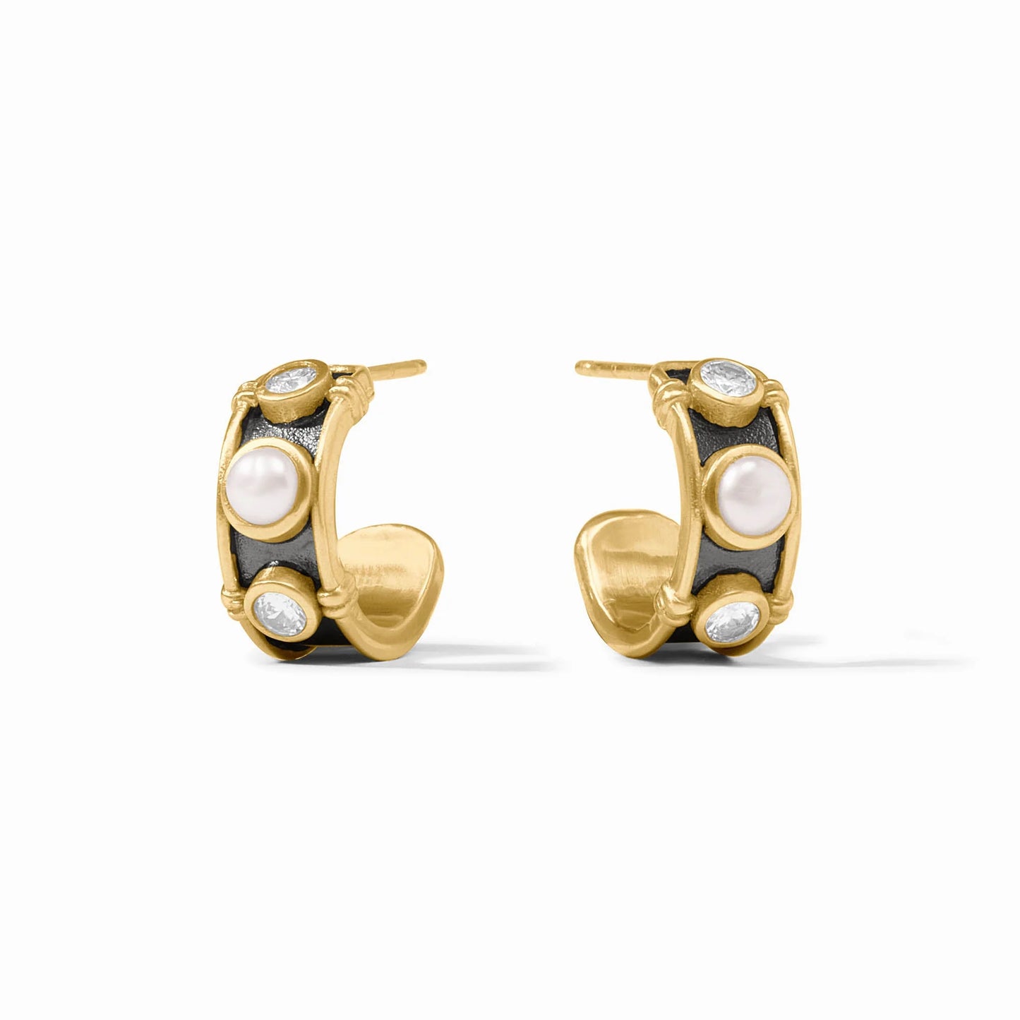 Julie Vos Tribeca Hoop Pearl