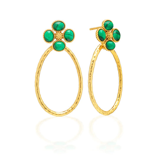 Capucine De Wulf Berry Clover Teardrop Earrings FR