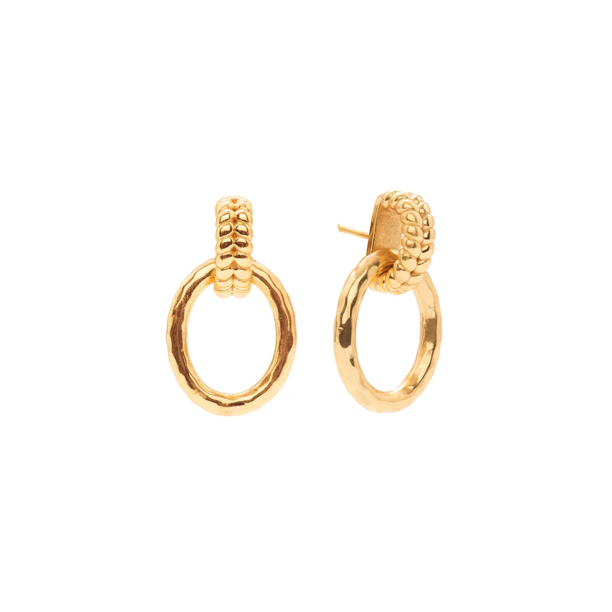 Capucine De Wulf Cleopatra Regal Link Earrings FR